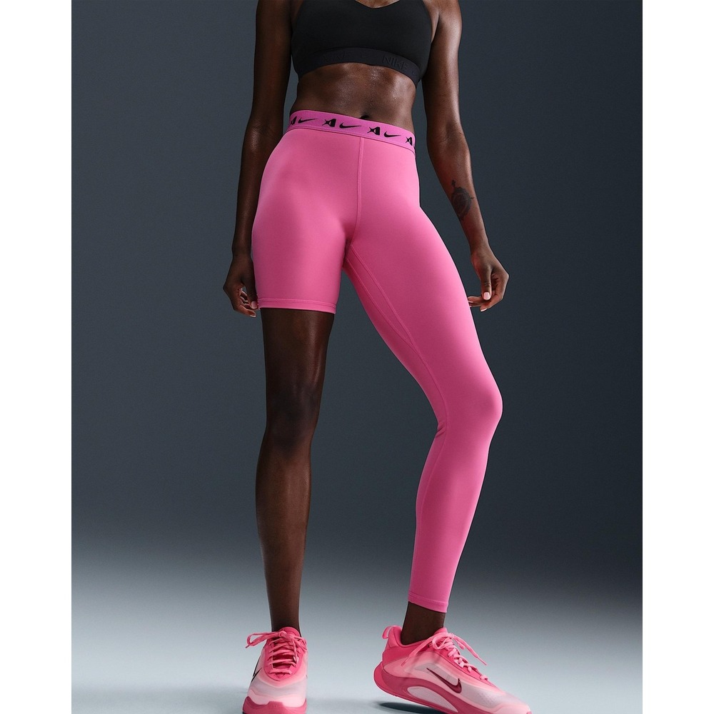 Nike Pro Dri-FIT Leggings Womens Medium Pink Single Leg Basketball‎ A'ja Wilson